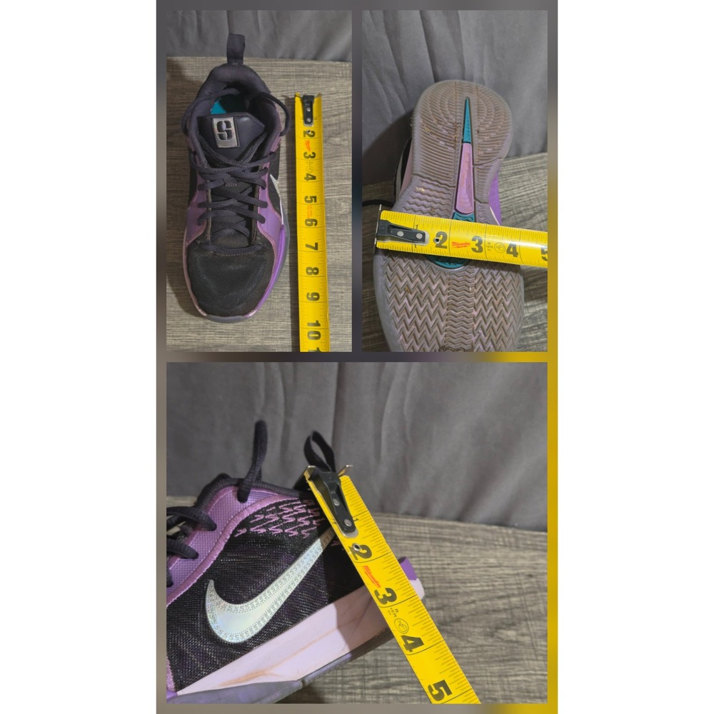 Nike Sabrina 2 Court Vision Athletic Basketball Shoes Youth Size 4.5Y Purple - Picture 8 of 10
